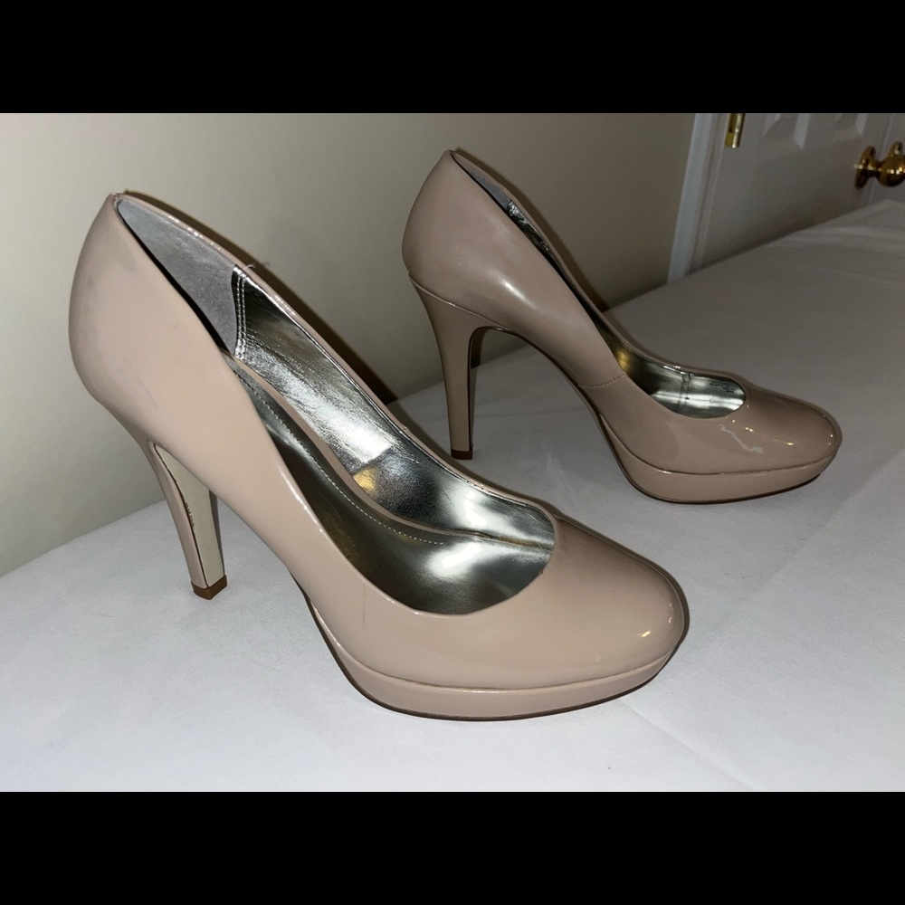 Taupe platform heels from Style & Co